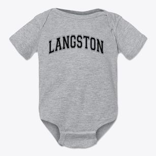 Langston Elementary School Varsity Arch Baby Onesie