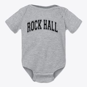 Rock Hall Elementary School Varsity Arch Baby Onesie