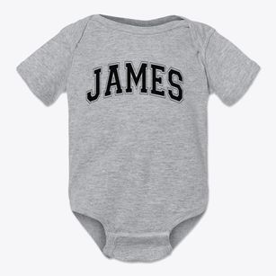James F Hennessey Elementary School Varsity Arch Baby Onesie