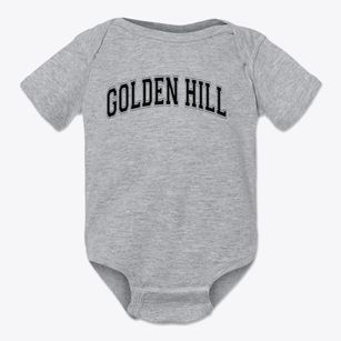 Golden Hill Elementary School Varsity Arch Baby Onesie