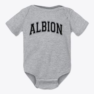 Albion Middle School Varsity Arch Baby Onesie