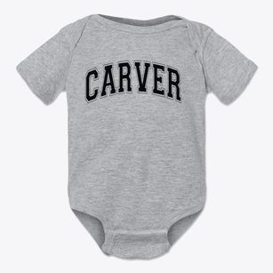 Carver School Varsity Arch Baby Onesie