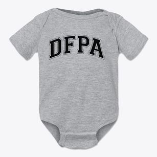 Detroit School For The Fine And The Performing Arts Varsity Arch Baby Onesie