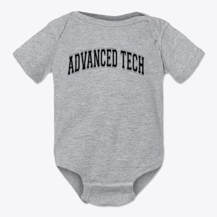 Advanced Tech Academy Varsity Arch Baby Onesie
