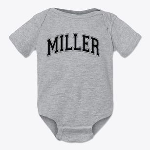 Miller Early Childhood Center Varsity Arch Baby Onesie