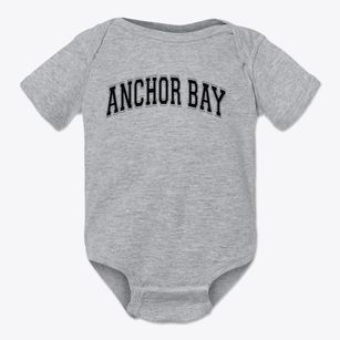 Anchor Bay Preschool Varsity Arch Baby Onesie