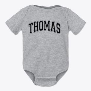 Thomas Jefferson Elementary School Varsity Arch Baby Onesie