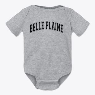 Belle Plaine Senior High School Varsity Arch Baby Onesie