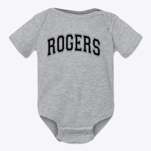 Rogers High School Varsity Arch Baby Onesie