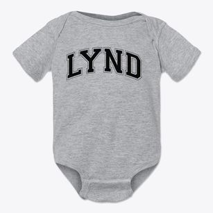 Lynd Elementary School Varsity Arch Baby Onesie