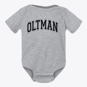 Oltman Junior High School Varsity Arch Baby Onesie
