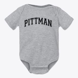 Pittman Elementary School Varsity Arch Baby Onesie