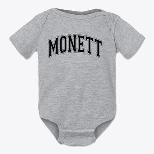 Monett Middle School Varsity Arch Baby Onesie