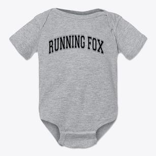 Running Fox Elementary School Varsity Arch Baby Onesie