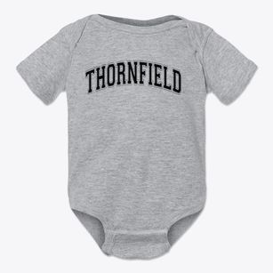 Thornfield Elementary School Varsity Arch Baby Onesie