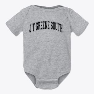 J T Greene South Elementary School Varsity Arch Baby Onesie