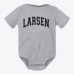 Larsen Christian Academy Varsity Arch Baby Onesie