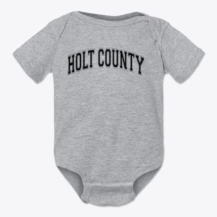 Holt County District 210 School Varsity Arch Baby Onesie
