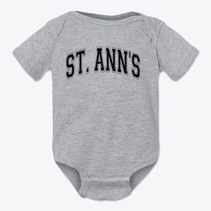 St Ann's Of Elmer Varsity Arch Baby Onesie