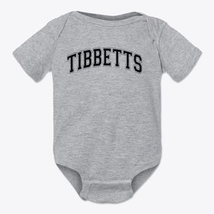 Tibbetts Middle School Varsity Arch Baby Onesie