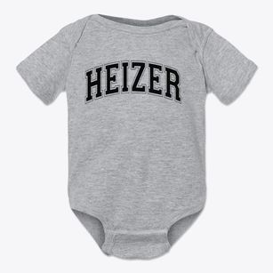 Heizer Junior High School Varsity Arch Baby Onesie