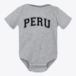 Peru Intermediate School Varsity Arch Baby Onesie