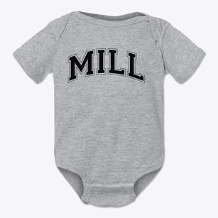 Mill Middle School Varsity Arch Baby Onesie