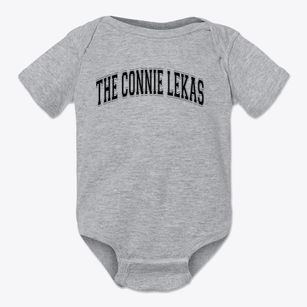 The Connie Lekas School Varsity Arch Baby Onesie