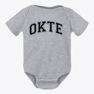 Okte Elementary School Varsity Arch Baby Onesie