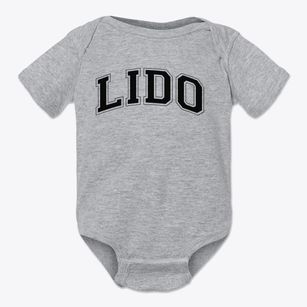 Lido Elementary School Varsity Arch Baby Onesie
