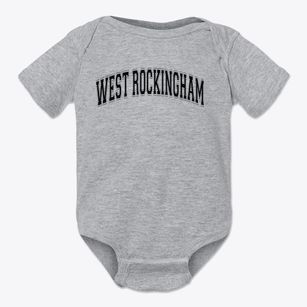 West Rockingham Elementary School Varsity Arch Baby Onesie