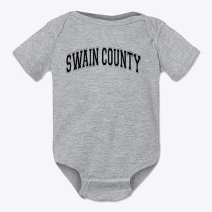 Swain County West Elementary School Varsity Arch Baby Onesie