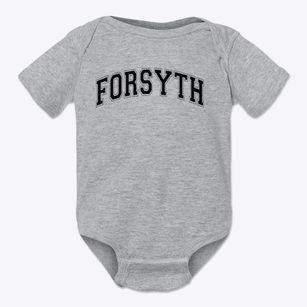 Forsyth Country Day School Varsity Arch Baby Onesie