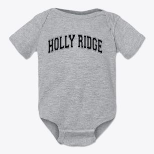 Holly Ridge Middle School Varsity Arch Baby Onesie