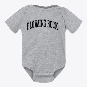 Blowing Rock Elementary School Varsity Arch Baby Onesie