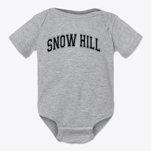 Snow Hill Primary School Varsity Arch Baby Onesie