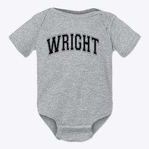 Wright Elementary School Varsity Arch Baby Onesie