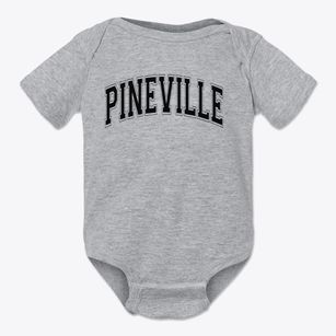 Pineville Elementary School Varsity Arch Baby Onesie