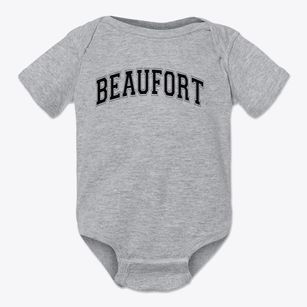 Beaufort Middle School Varsity Arch Baby Onesie