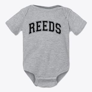 Reeds Elementary School Varsity Arch Baby Onesie