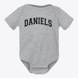 Daniels Middle School Varsity Arch Baby Onesie