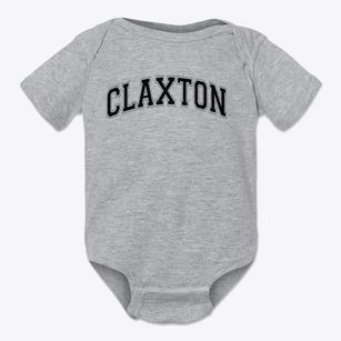 Claxton Elementary School Varsity Arch Baby Onesie