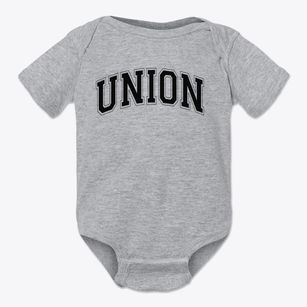 Union High School Varsity Arch Baby Onesie