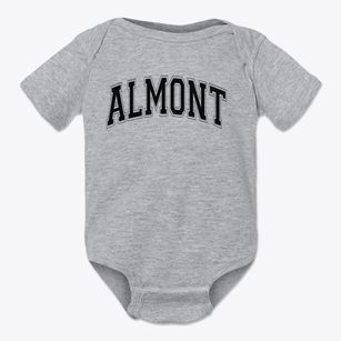 Almont School Varsity Arch Baby Onesie
