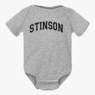 William S. Stinson Elementary School Varsity Arch Baby Onesie
