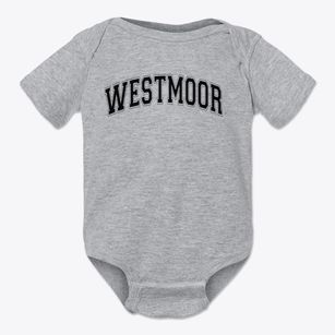 Westmoor Middle School Varsity Arch Baby Onesie