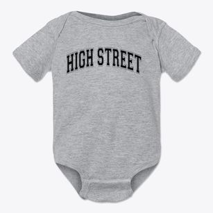 High Street Christian Academy Varsity Arch Baby Onesie