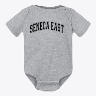 Seneca East Junior High School Varsity Arch Baby Onesie
