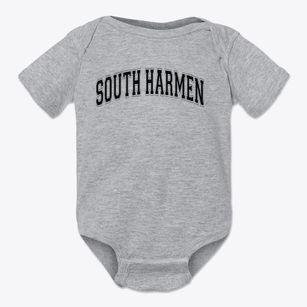 South Harmen Varsity Arch Baby Onesie