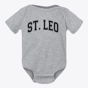 St. Leo Preschool Varsity Arch Baby Onesie